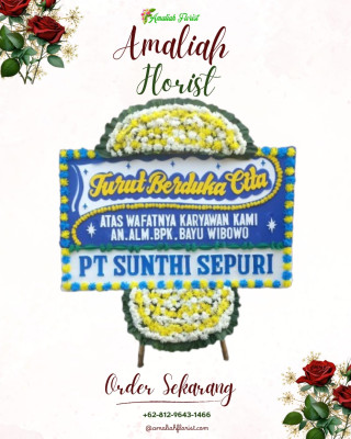 Papan Bunga Duka di Pagar Wangi