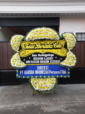 Papan Bunga Duka di Pagar Wangi